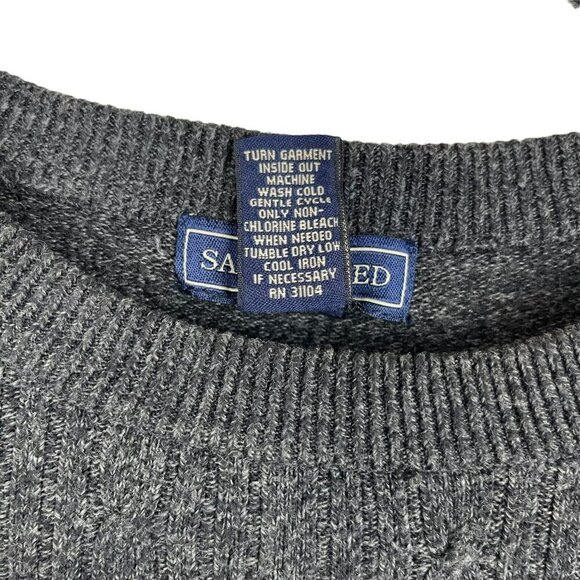 Saddlebred Men Long Sleeve Pullover Crew Neck Knit Sweater Size XXL - Picture 4 of 5